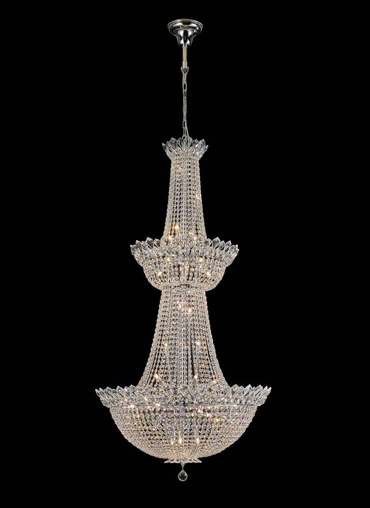 Empire Chandelier 37-Light in Chrome 4833CH by StarFire Crystal