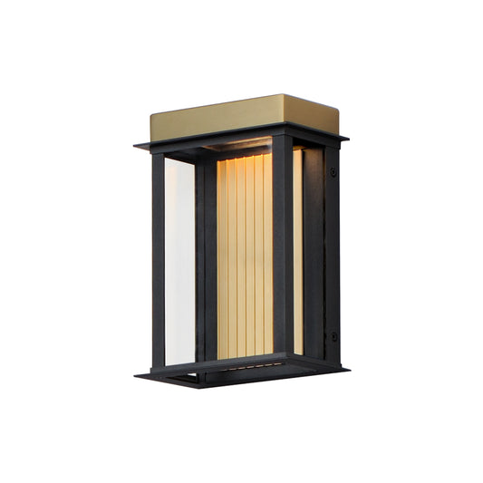 Rincon Small LED Outdoor Sconce Black/Gold by Maxim Lighting