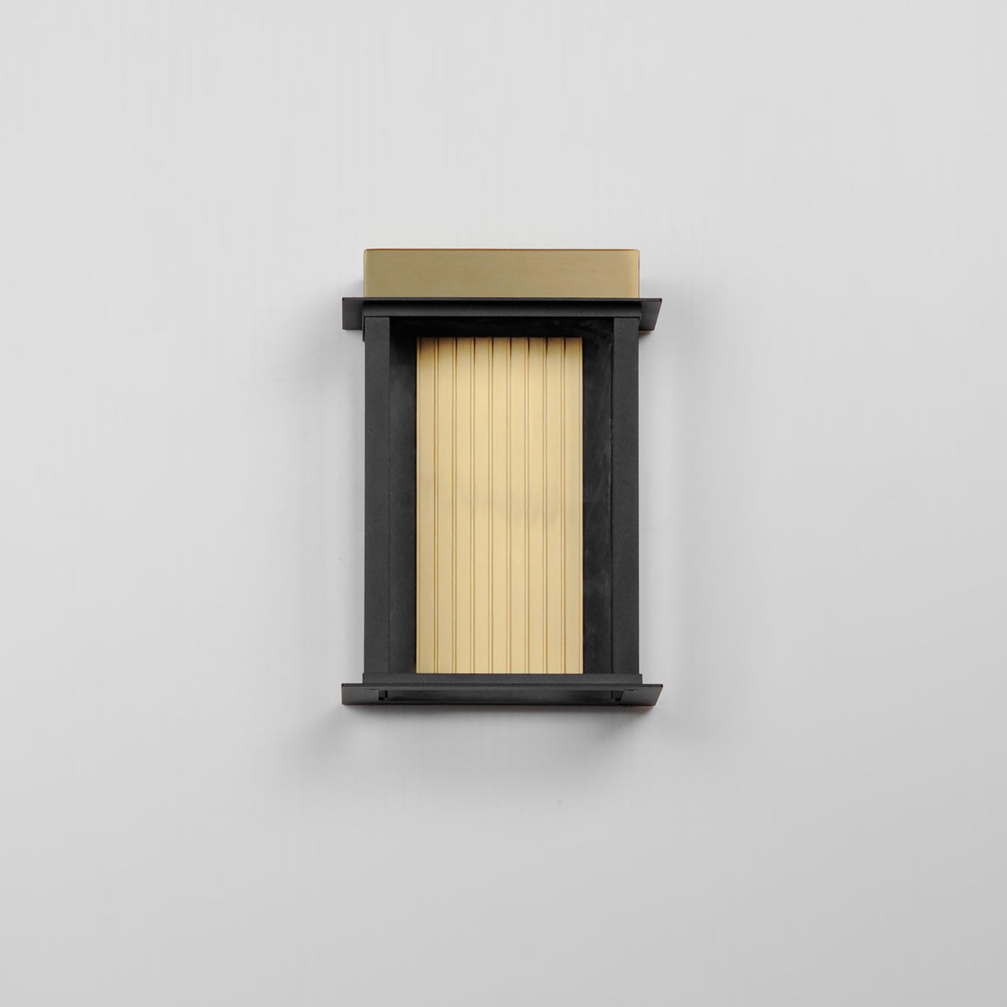 Rincon Small LED Outdoor Sconce Black/Gold by Maxim Lighting