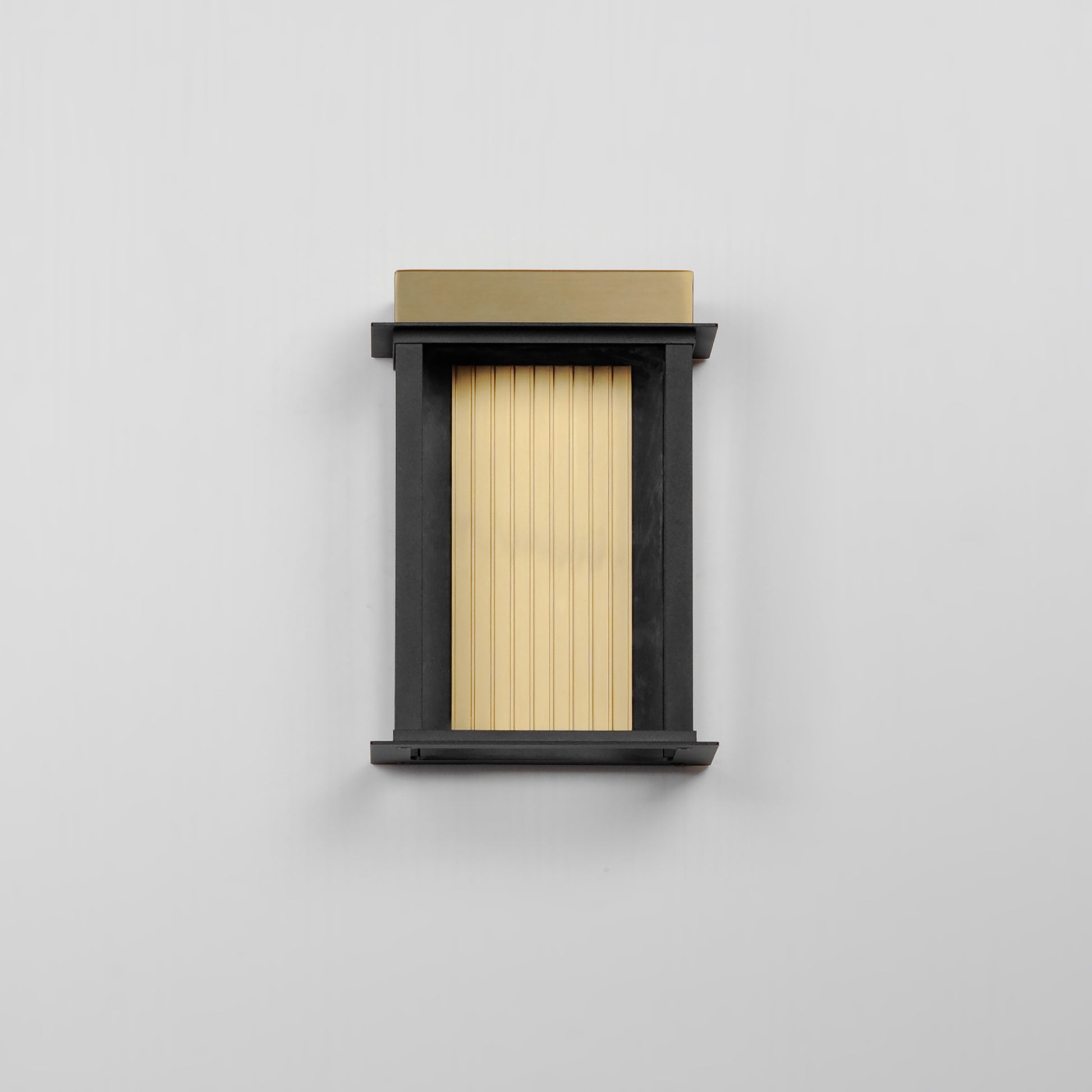 Rincon Small LED Outdoor Sconce Black/Gold by Maxim Lighting