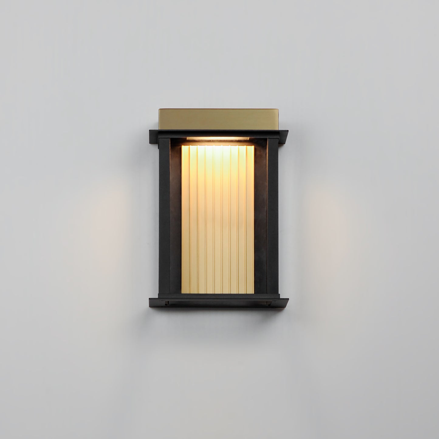 Rincon Small LED Outdoor Sconce Black/Gold by Maxim Lighting