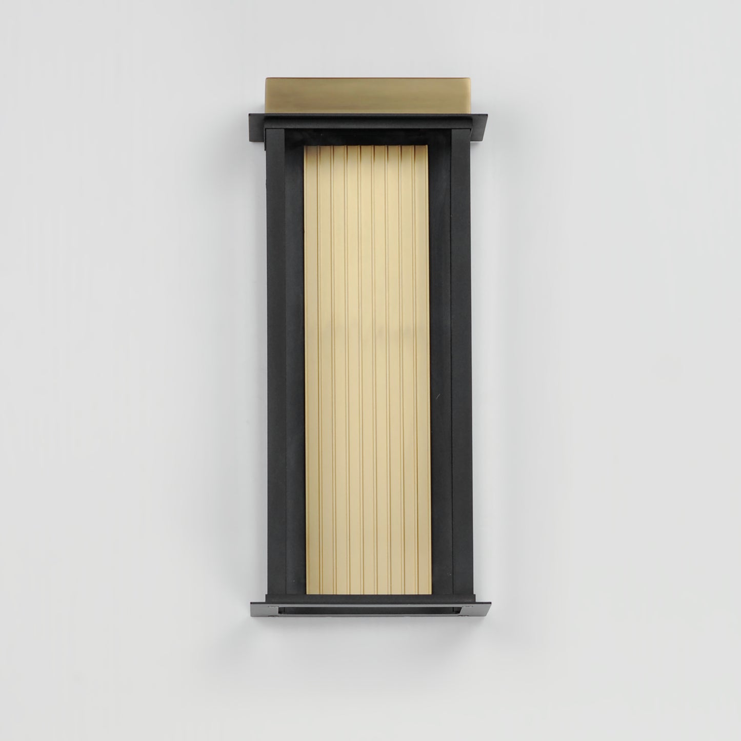 Rincon Large LED Outdoor Sconce Black/Gold by Maxim Lighting