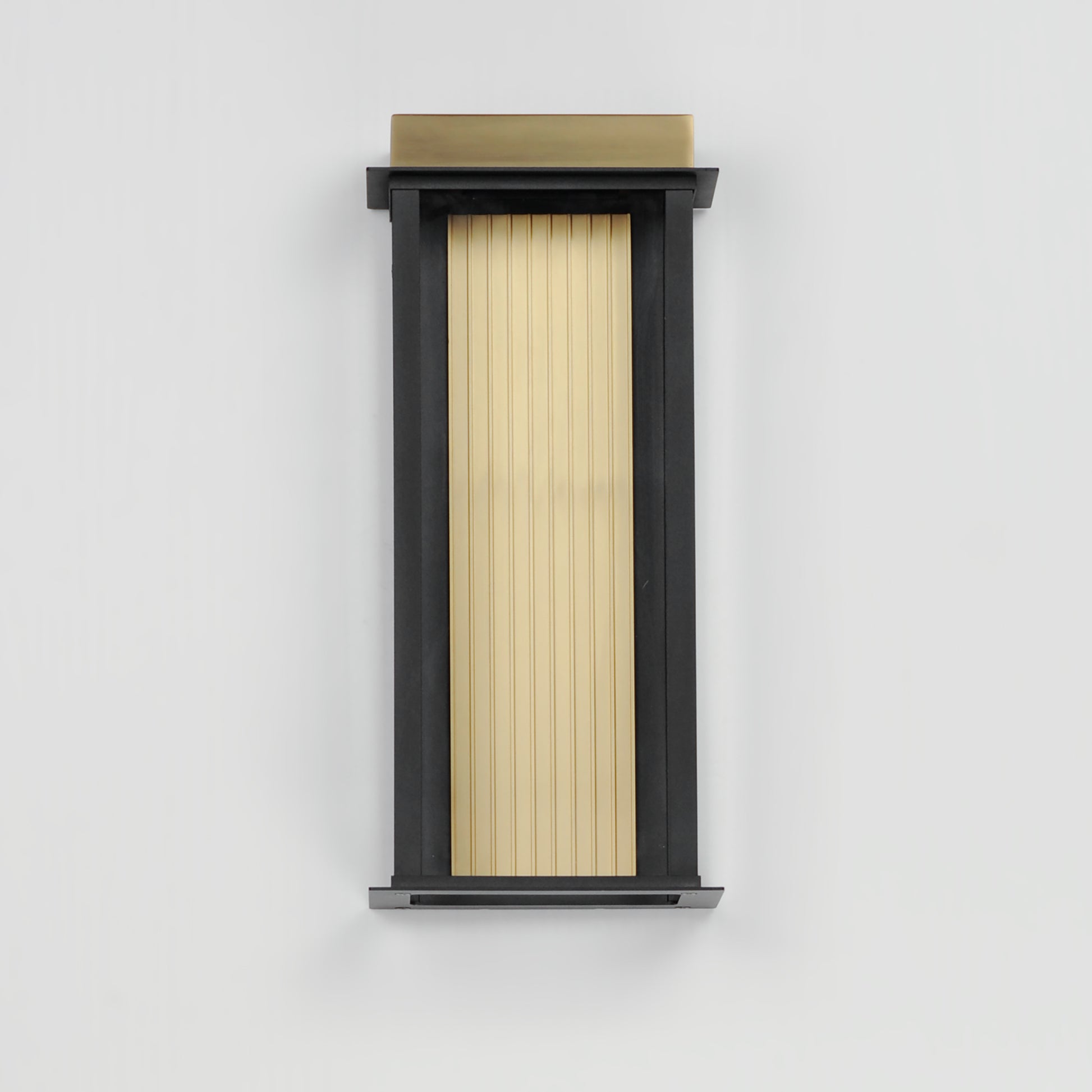 Rincon Large LED Outdoor Sconce Black/Gold by Maxim Lighting