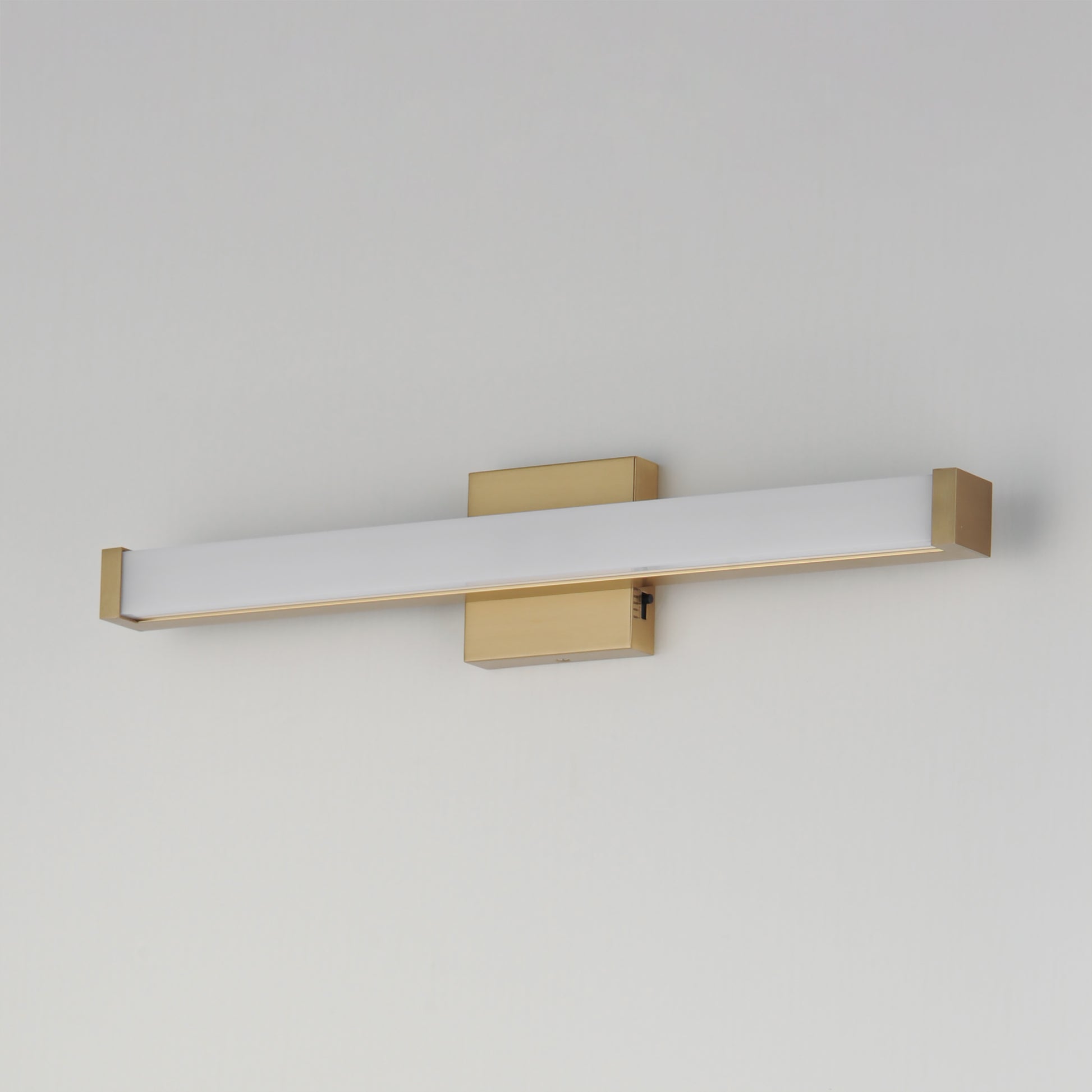 Spec 24" LED Bath Vanity 5CCT Natural Aged Brass by Maxim Lighting