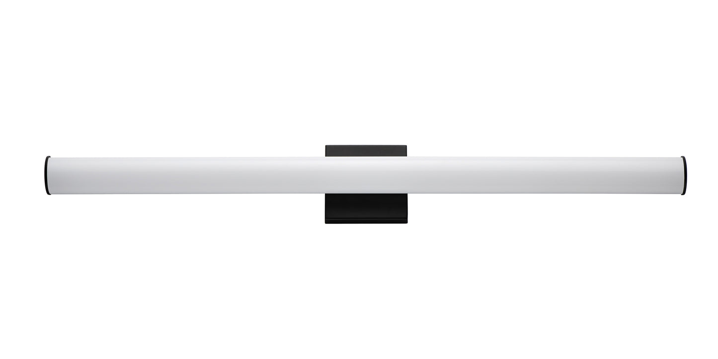 Rail 36" LED Bath Vanity Black by Maxim Lighting