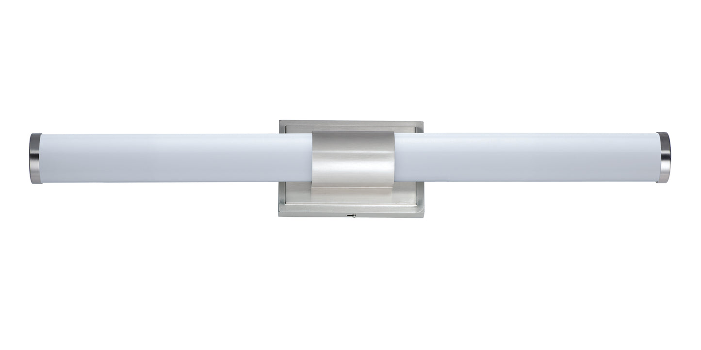 Optic 30" LED Bath Vanity Satin Nickel by Maxim Lighting