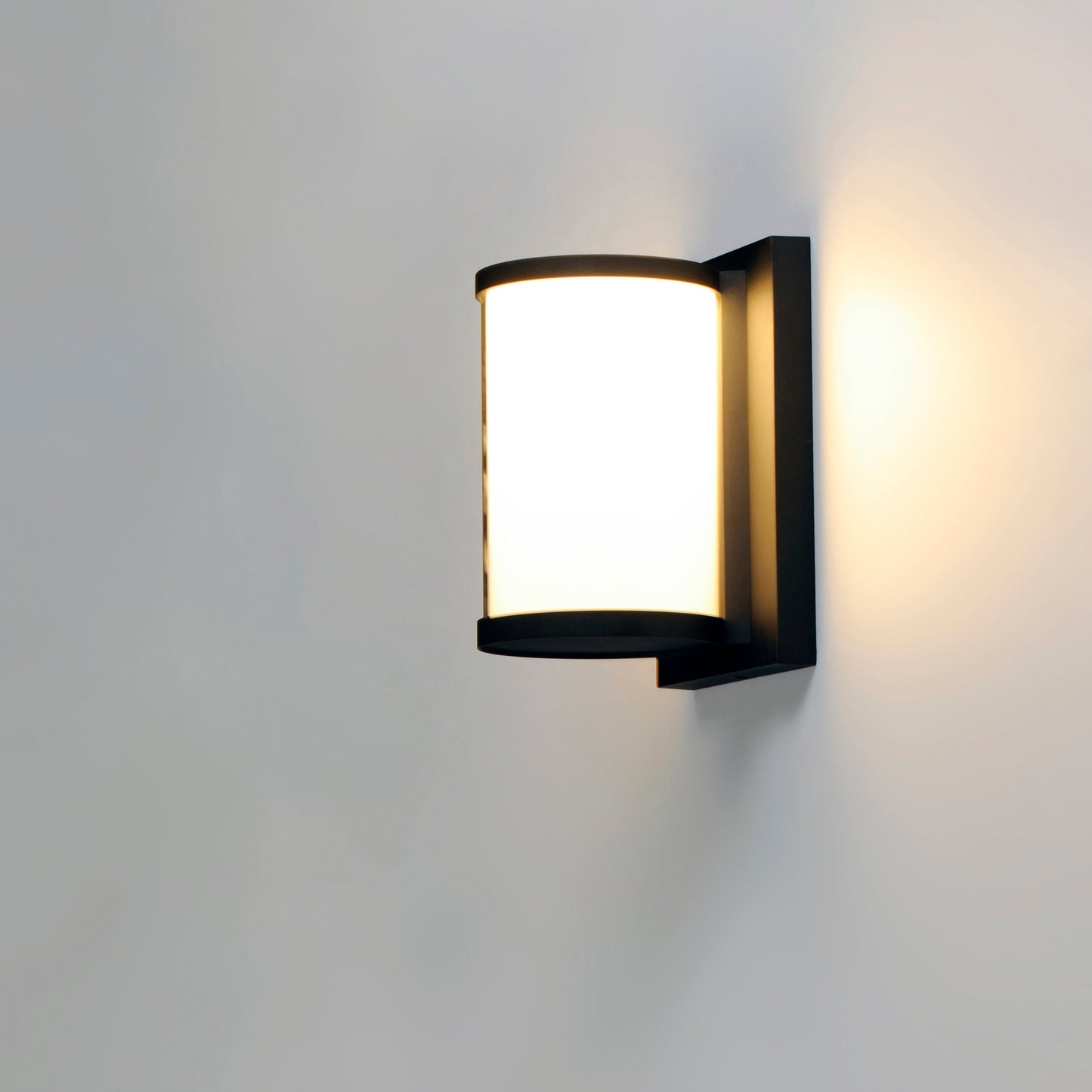 Barrel Medium LED Outdoor Wall Sconce Black by Maxim Lighting