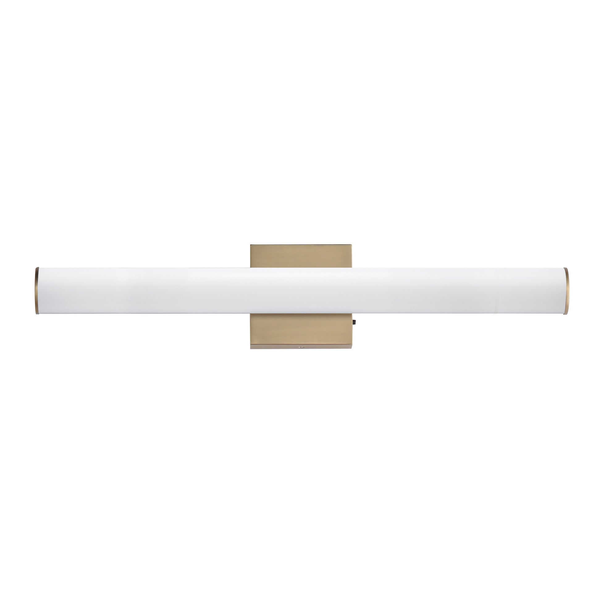 Rail 24" LED Bath Vanity 5CCT Natural Aged Brass by Maxim Lighting