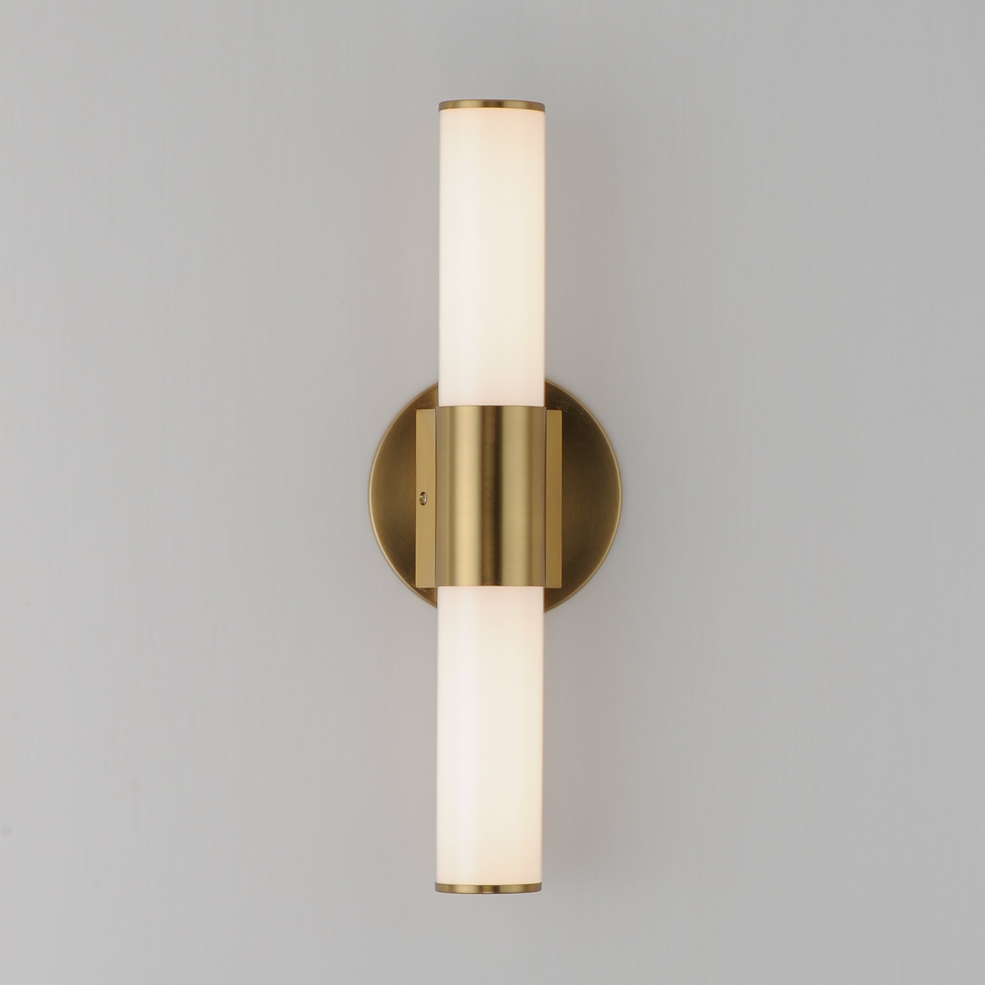 Tubo 18" LED Bath Vanity Natural Aged Brass by Maxim Lighting