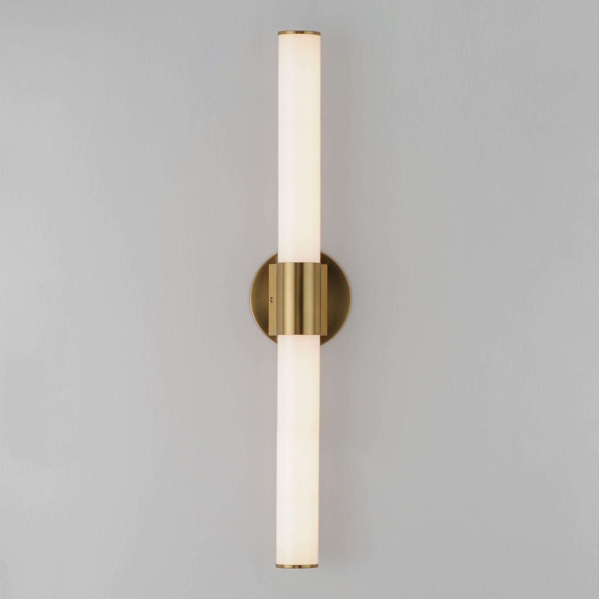 Tubo 30" LED Bath Vanity Natural Aged Brass by Maxim Lighting