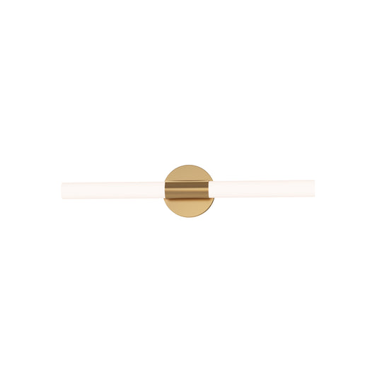Tubi 24" 5CCT LED Bath Bar Natural Aged Brass by Maxim Lighting