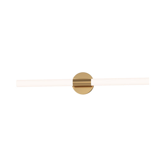 Tubi 30" 5CCT LED Bath Bar Natural Aged Brass by Maxim Lighting