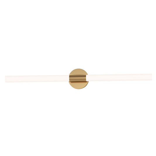 Tubi 36" 5CCT LED Bath Bar Natural Aged Brass by Maxim Lighting
