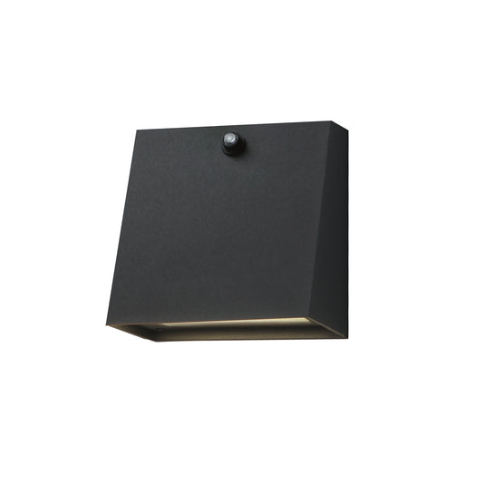 Pathfinder LED Outdoor Sconce w Photocell-5CCT Black by Maxim Lighting