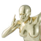 Gold Wall Runner 13" Woman Sculpture - Finesse Decor C-WR-13