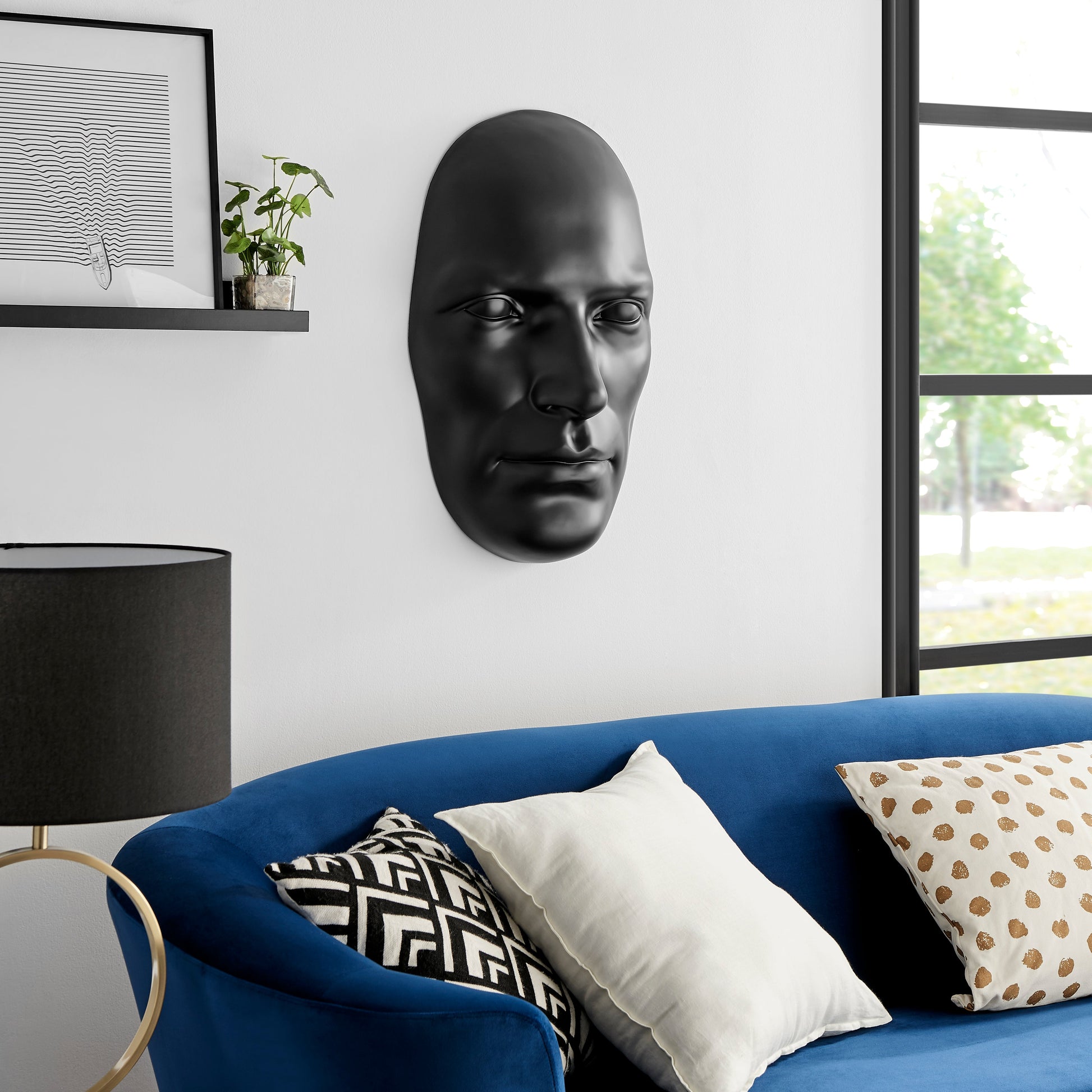 Sumerian Masculine Face - Finesse Decor C-7043-MB