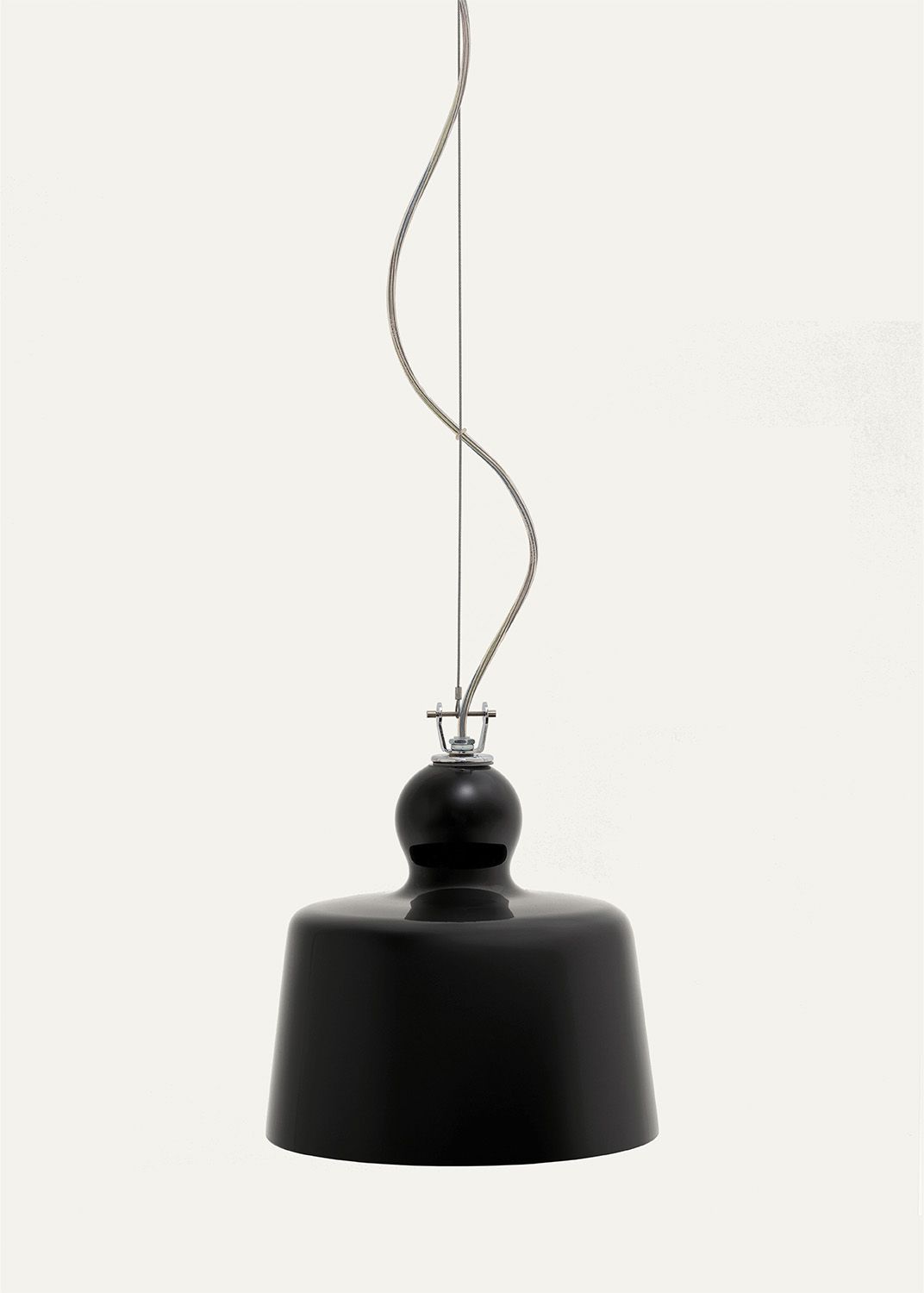 Produzione Privata Acquatinta in black glass – pendant light by Michele De Lucchi, photo 6