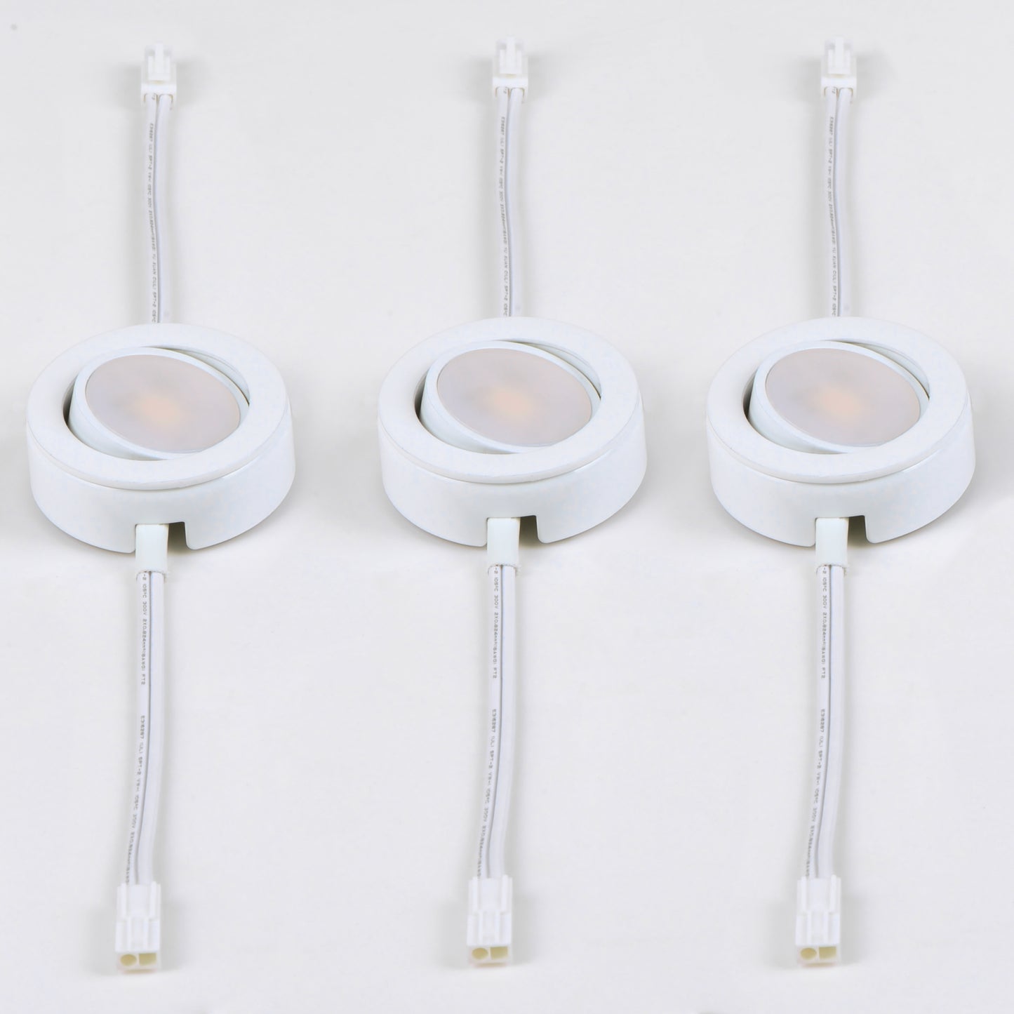 CounterMax MX-LD-AC LED Puck 3000K (3/PK) White by Maxim Lighting