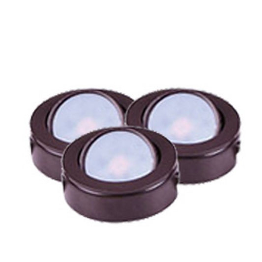 CounterMax MX-LD-AC LED Puck 2700K (3/PK) Anodized Bronze by Maxim Lighting