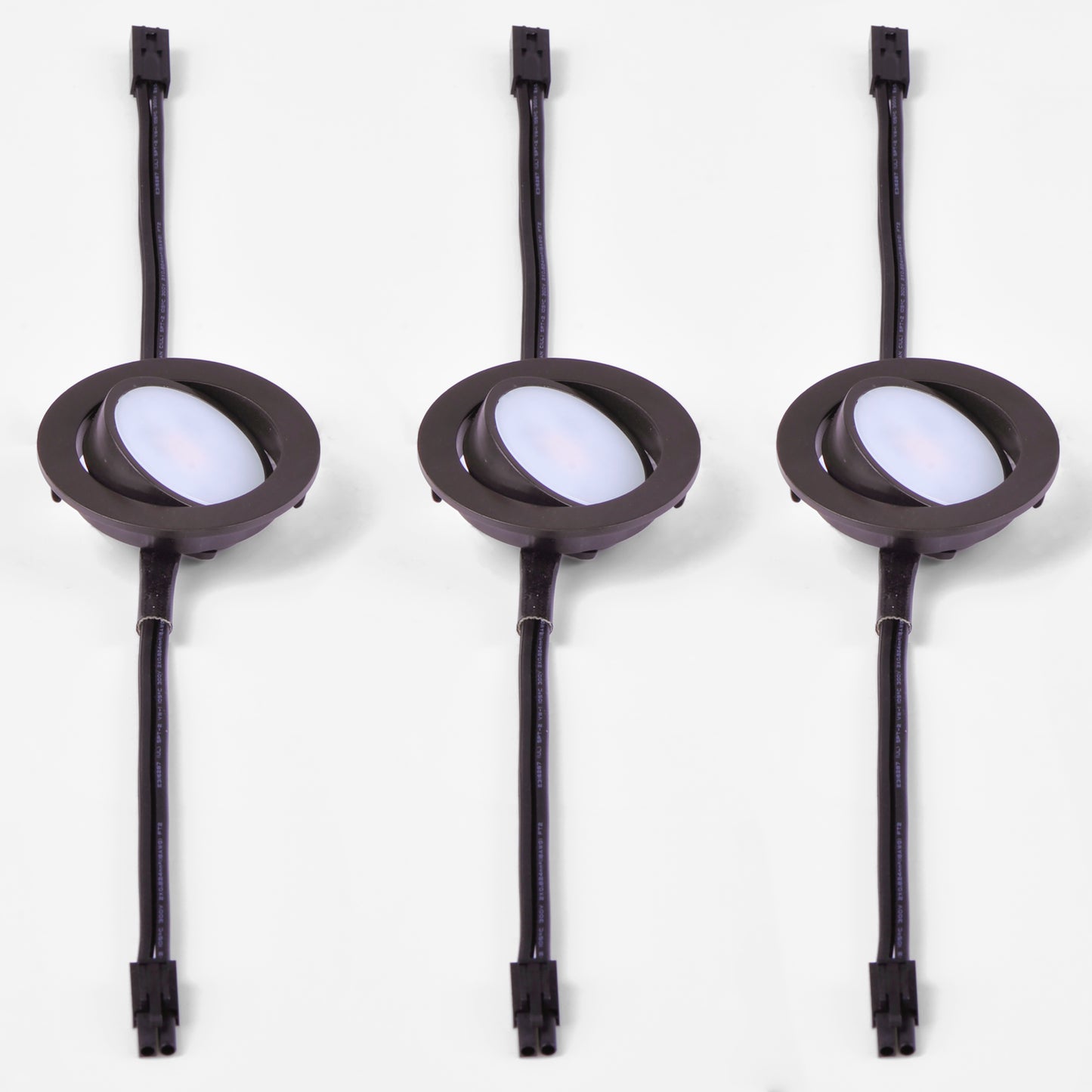 CounterMax MX-LD-AC LED Puck 2700K (3/PK) Anodized Bronze by Maxim Lighting