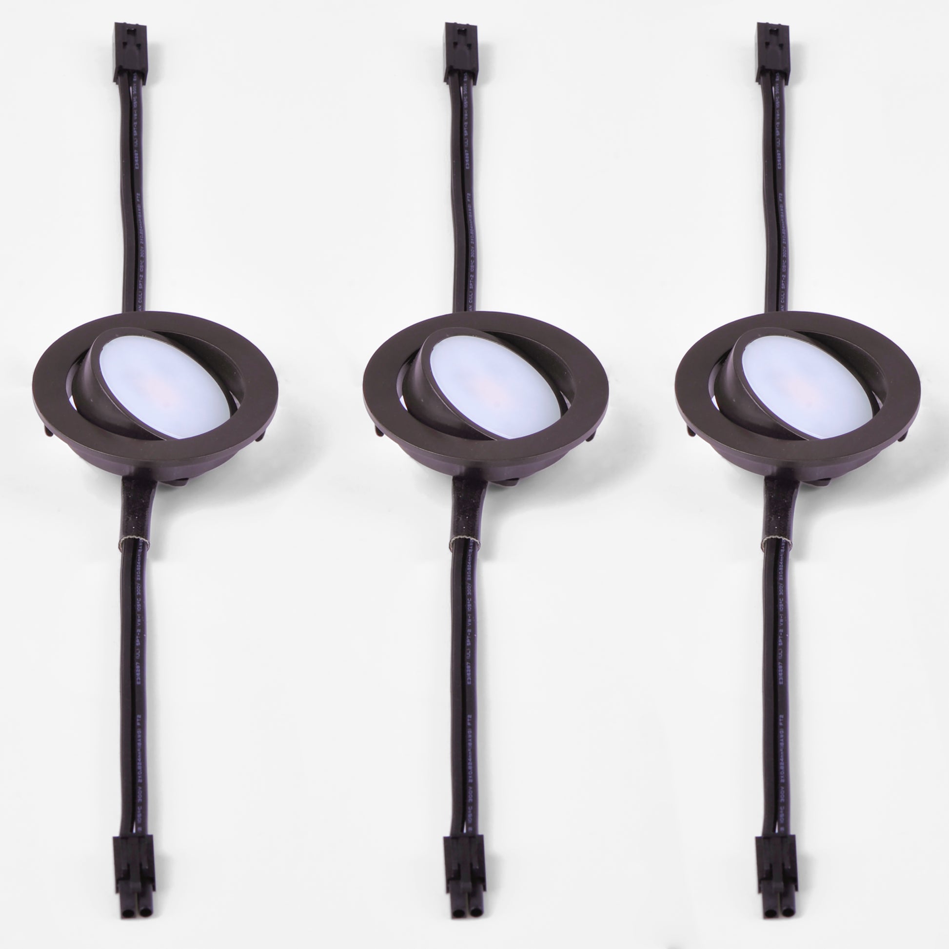 CounterMax MX-LD-AC LED Puck 2700K (3/PK) Anodized Bronze by Maxim Lighting