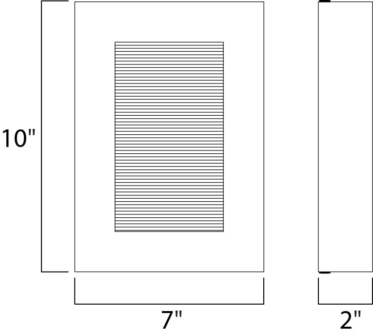 Avenue Small LED Outdoor Wall Sconce Architectural Bronze by Maxim Lighting
