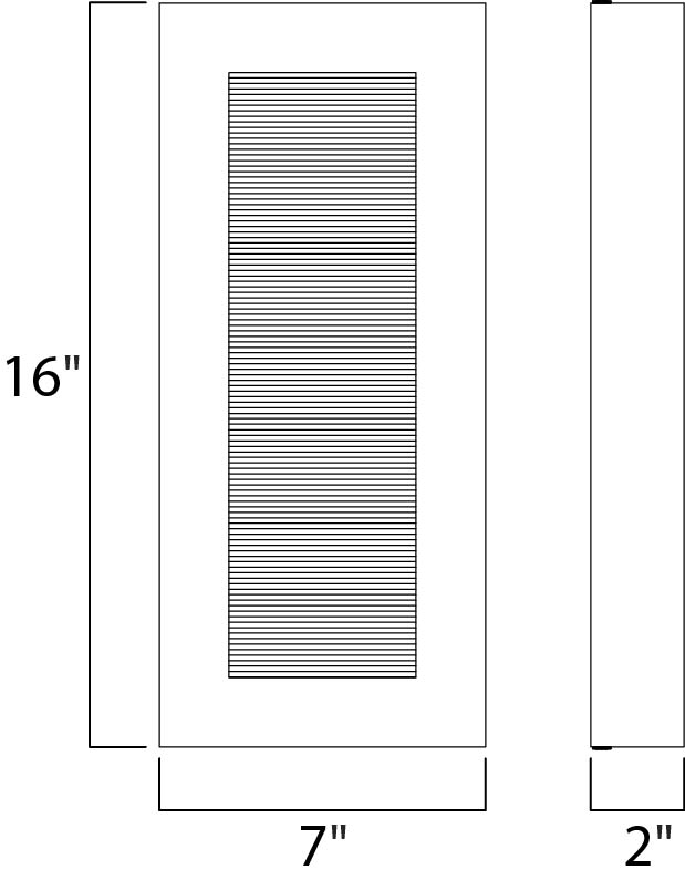 Avenue Medium LED Outdoor Wall Sconce Architectural Bronze by Maxim Lighting