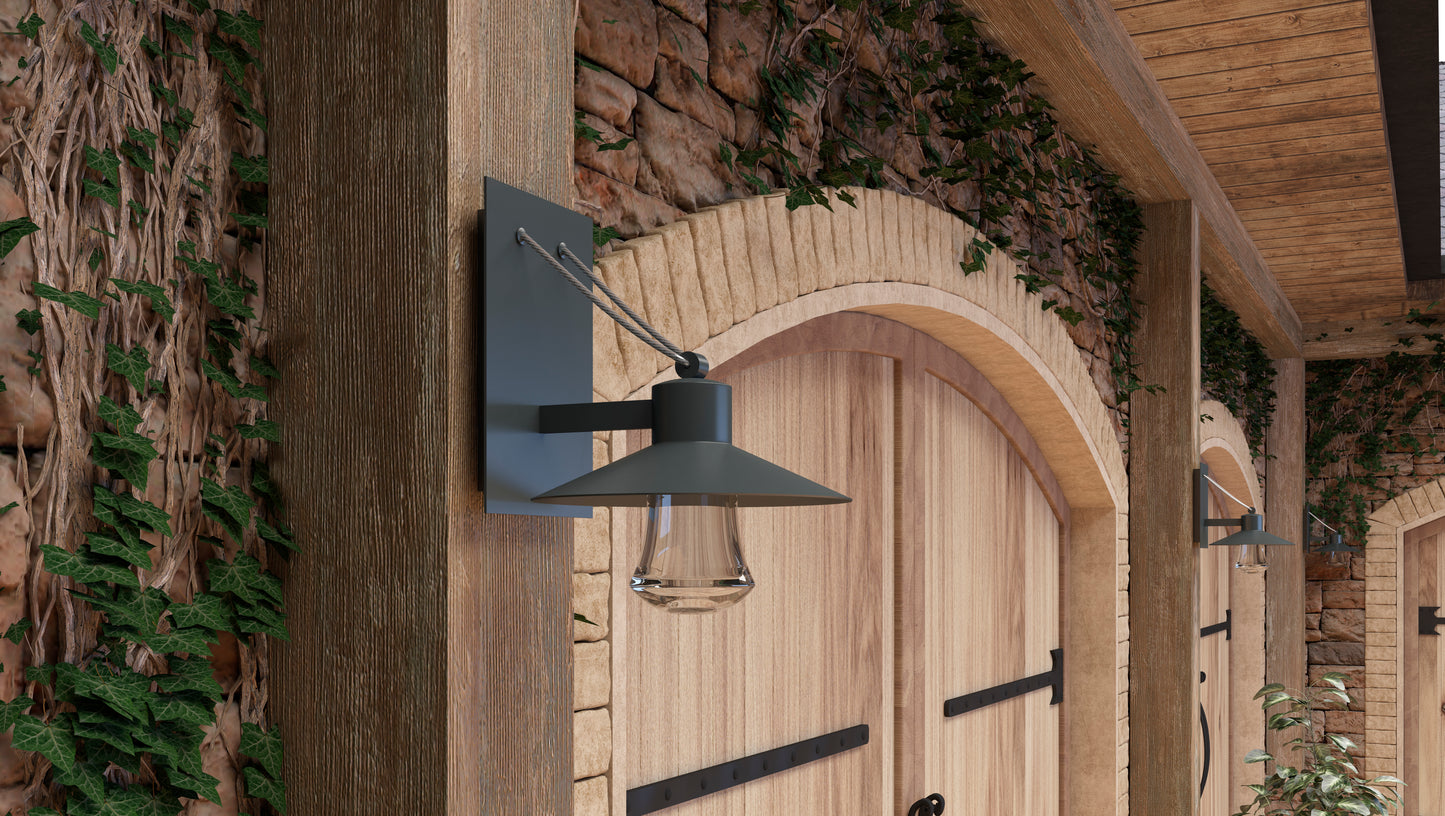 Civic Large LED Outdoor Wall Sconce Architectural Bronze by Maxim Lighting