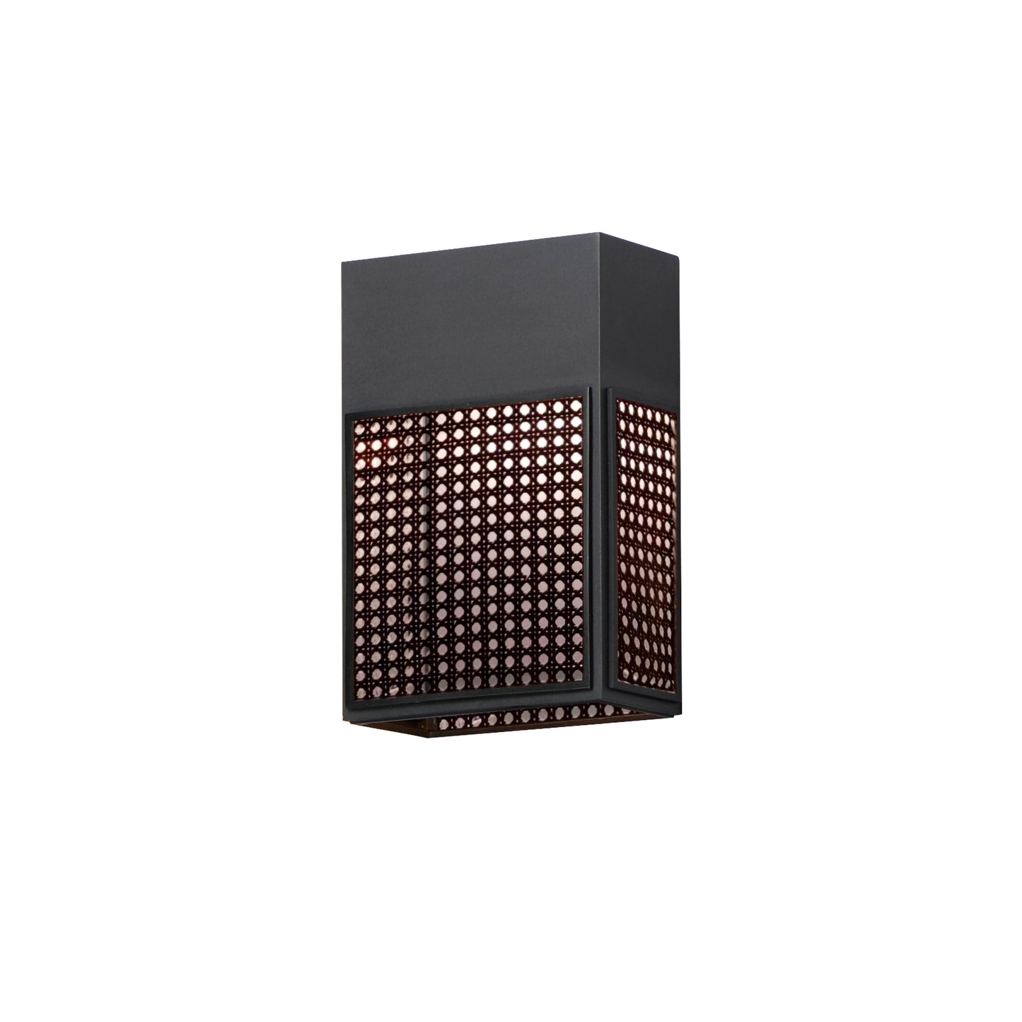 Lattice 12" LED Outdoor Sconce Dark Sky Black by Maxim Lighting
