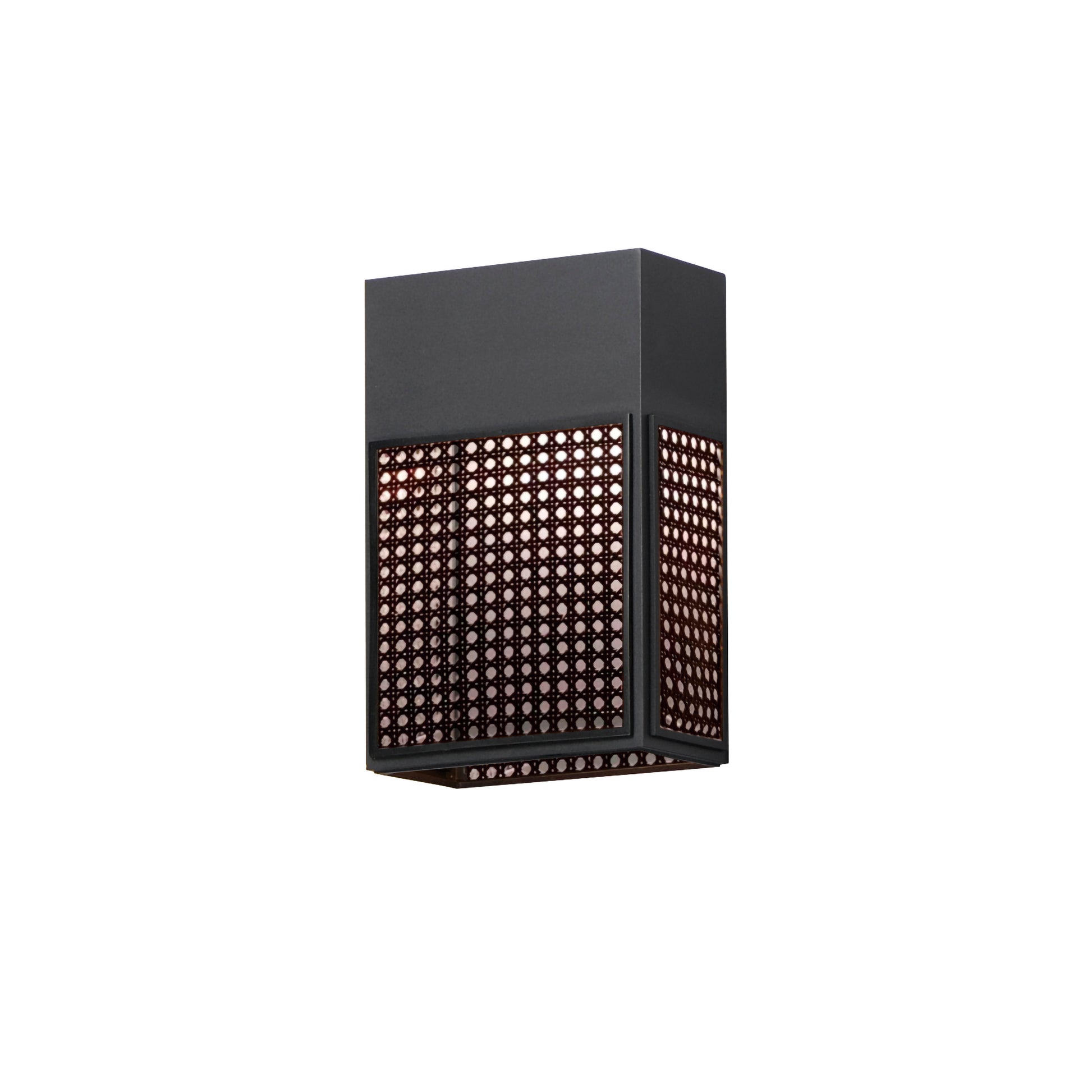 Lattice 12" LED Outdoor Sconce Dark Sky Black by Maxim Lighting