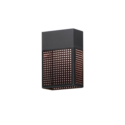 Lattice 12" LED Outdoor Sconce Dark Sky Black by Maxim Lighting
