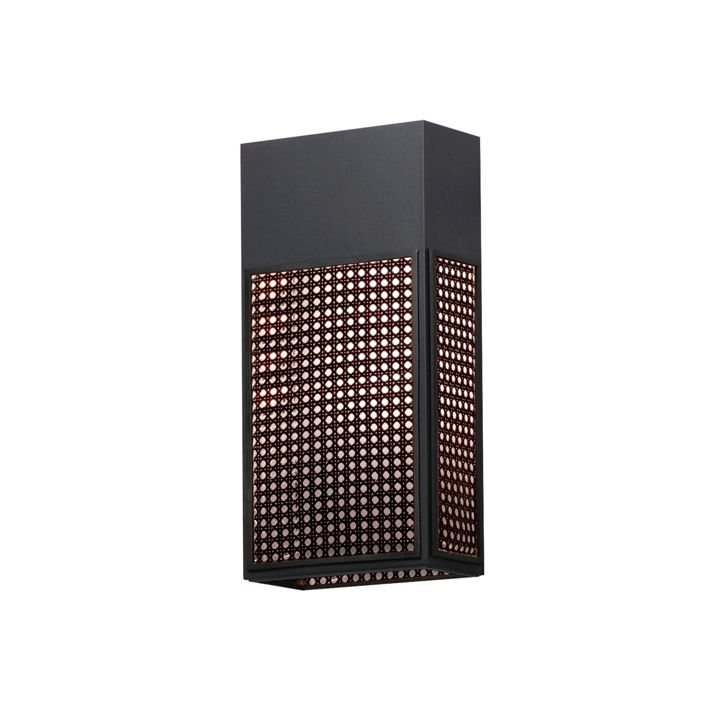 Lattice 16" LED Outdoor Sconce Dark Sky Black by Maxim Lighting