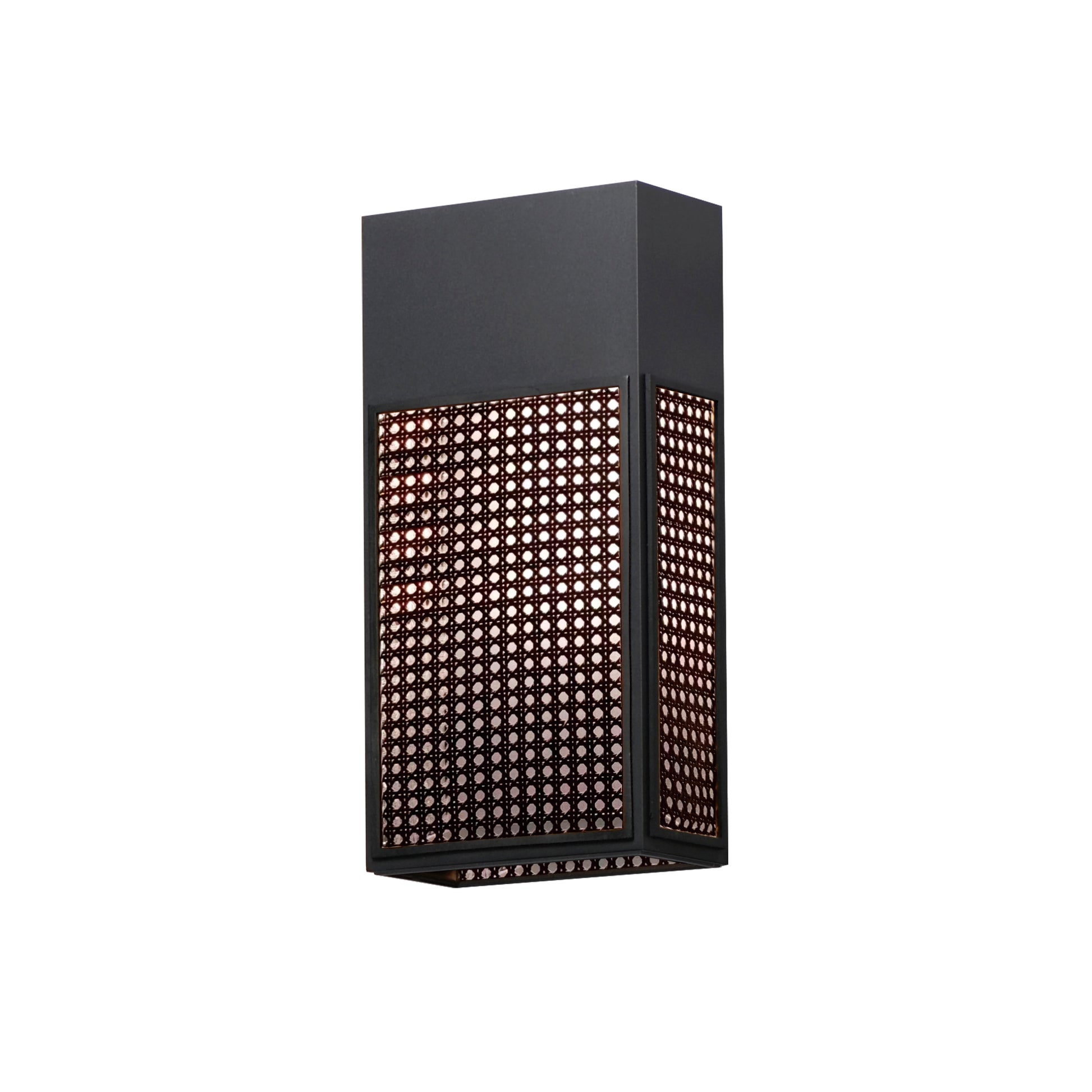 Lattice 16" LED Outdoor Sconce Dark Sky Black by Maxim Lighting