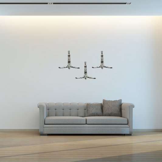 Set of Three Large Wall Divers - Finesse Decor C26XL-NC-3SET