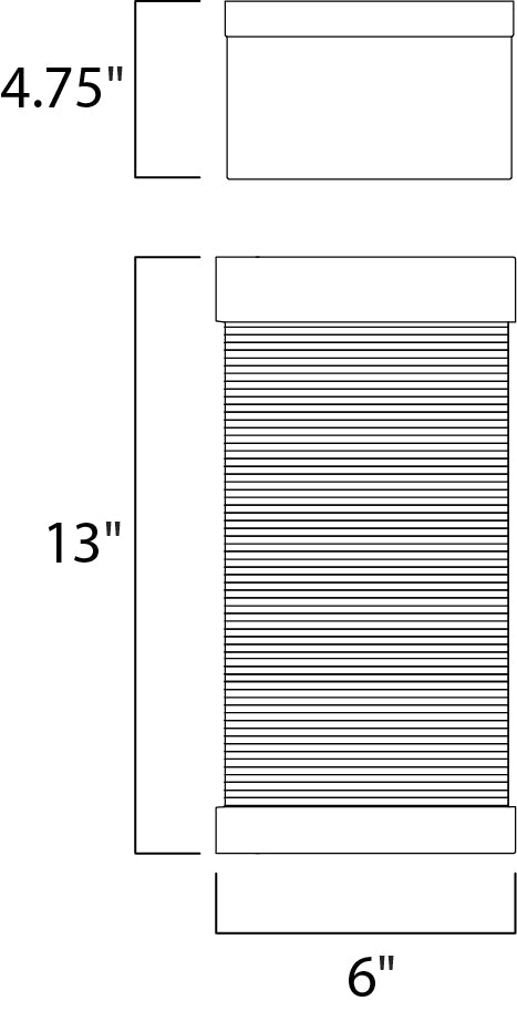 Stackhouse VX LED Outdoor Wall Sconce Bronze by Maxim Lighting