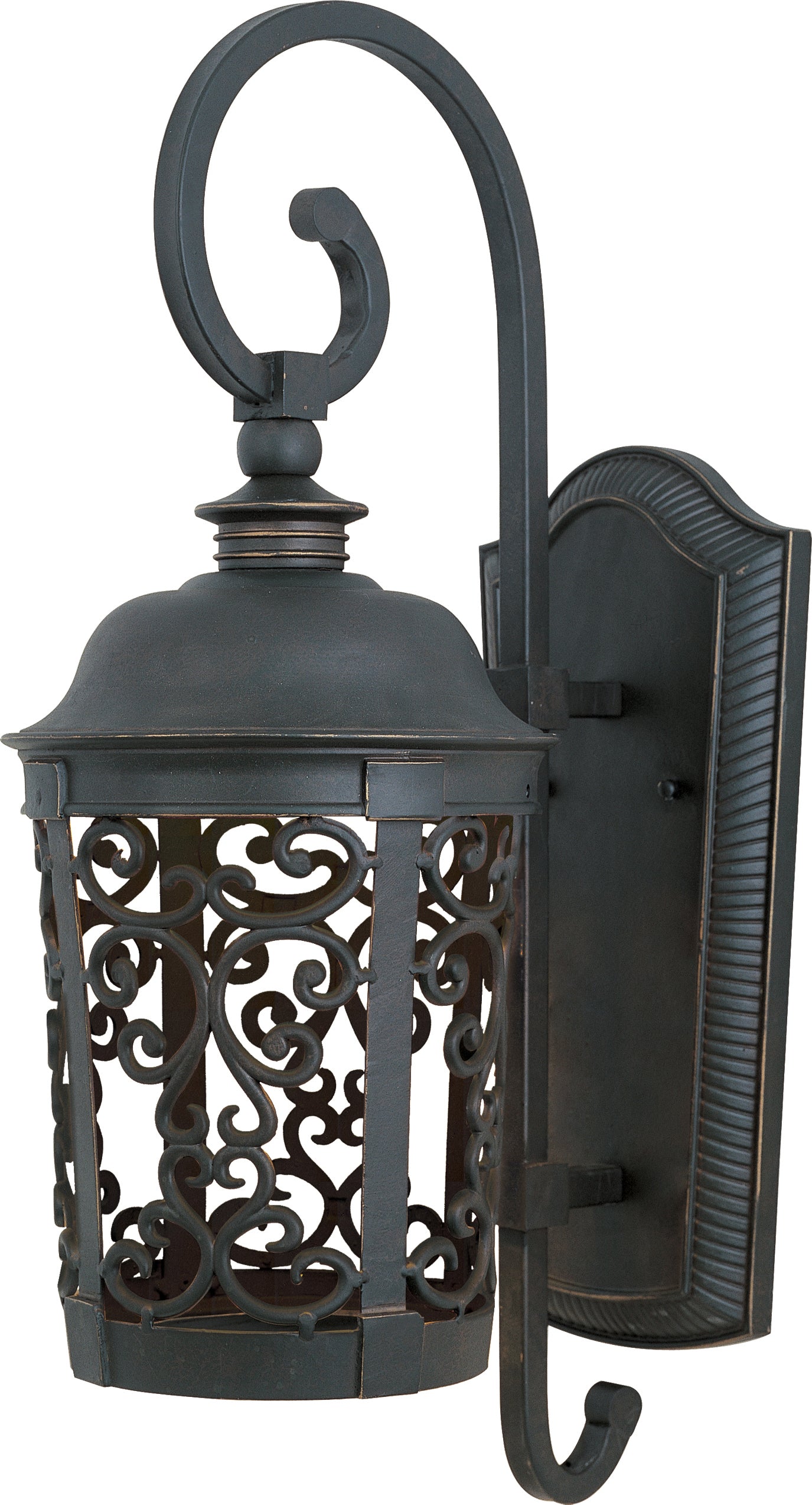 Whisper Dark Sky LED Outdoor Wall Lantern Bronze by Maxim Lighting