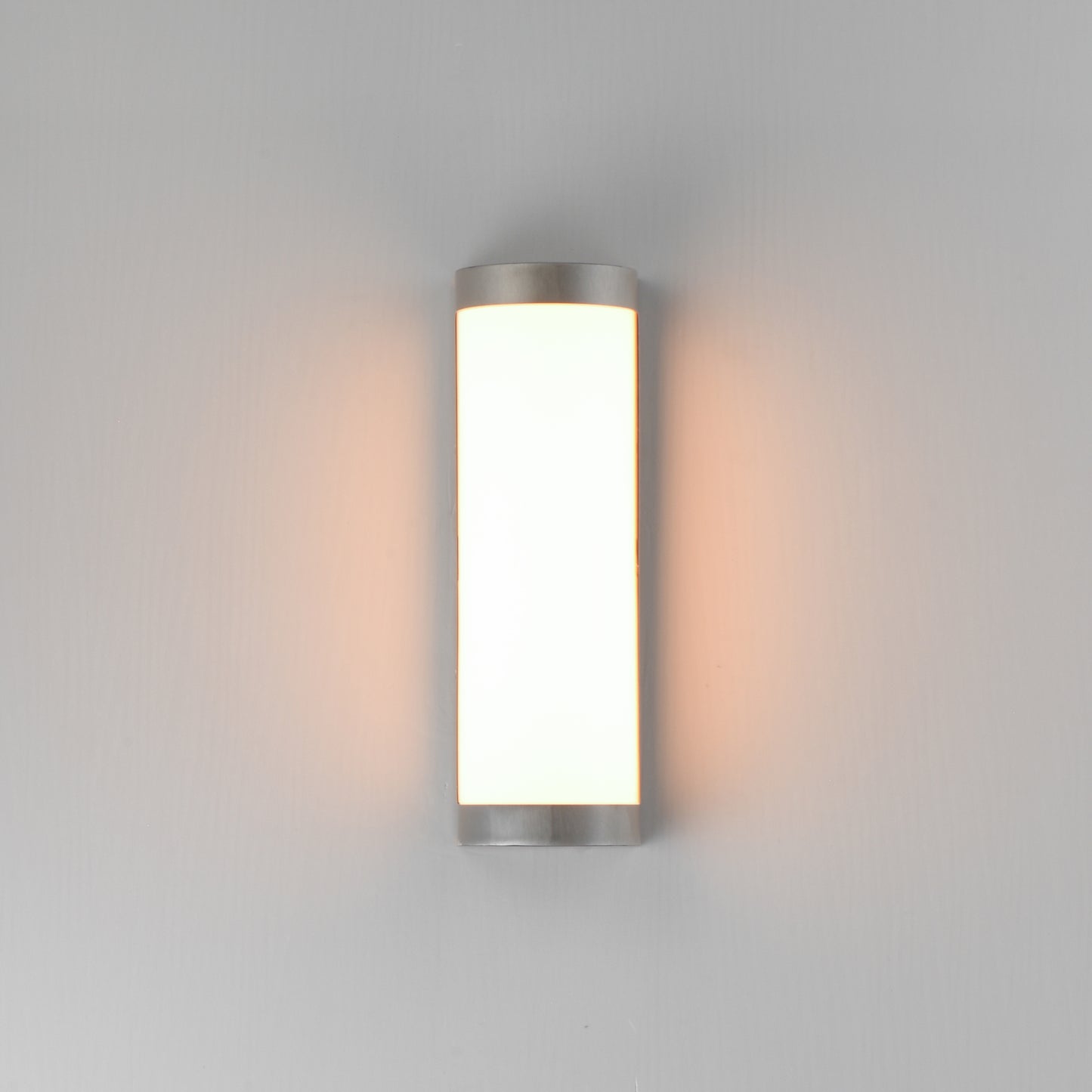 Halfpipe 15" LED Outdoor Sconce 5CCT Brushed Aluminum by Maxim Lighting