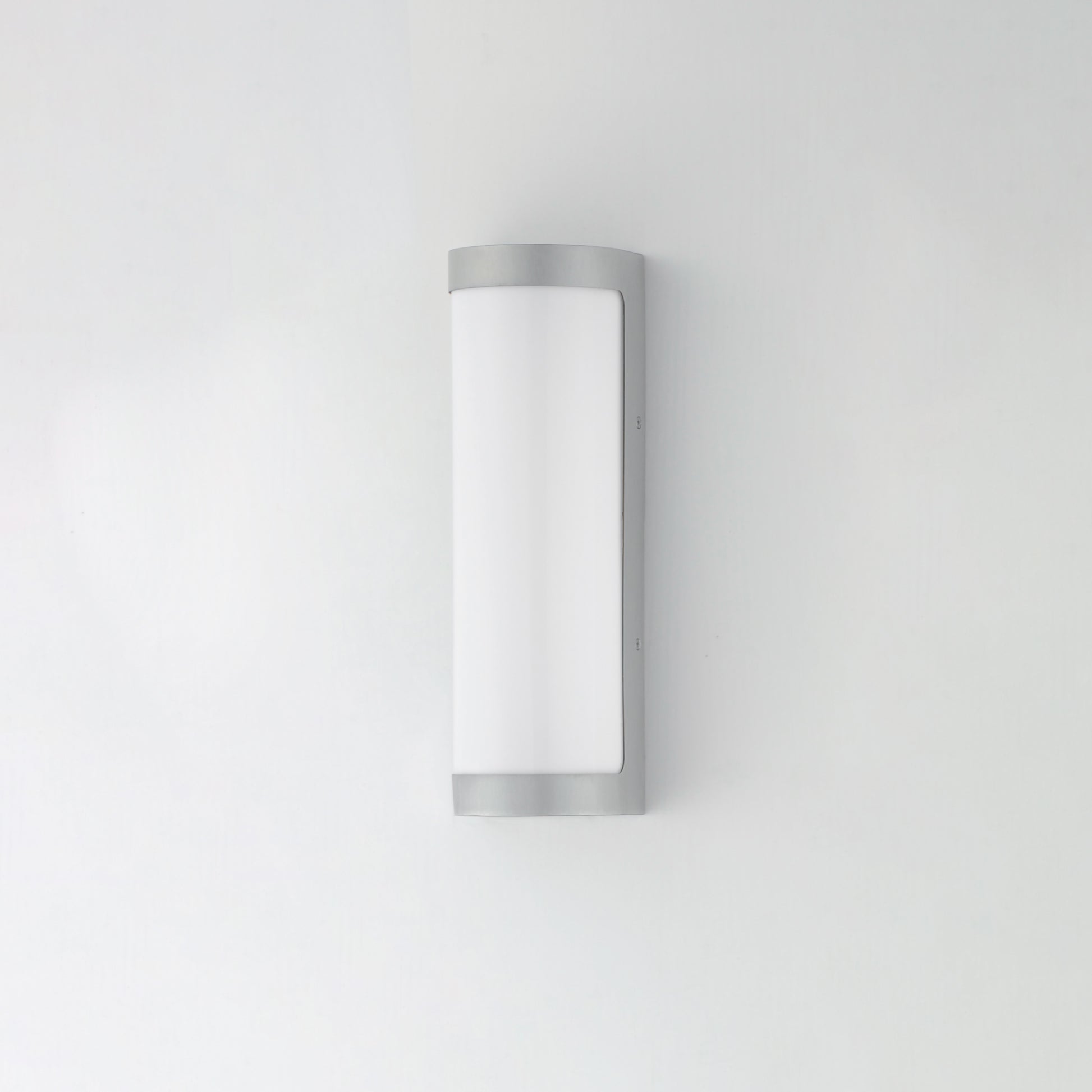 Halfpipe 15" LED Outdoor Sconce 5CCT Brushed Aluminum by Maxim Lighting