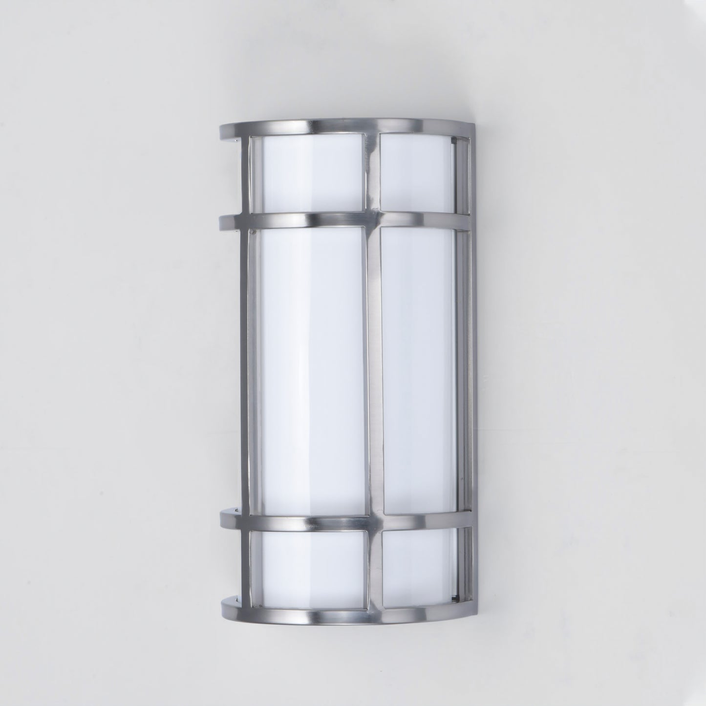 Moon Ray 12" LED Outdoor Wall Sconce Satin Nickel by Maxim Lighting