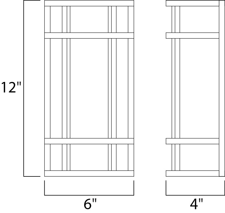 Moon Ray 12" LED Outdoor Wall Sconce Satin Nickel by Maxim Lighting