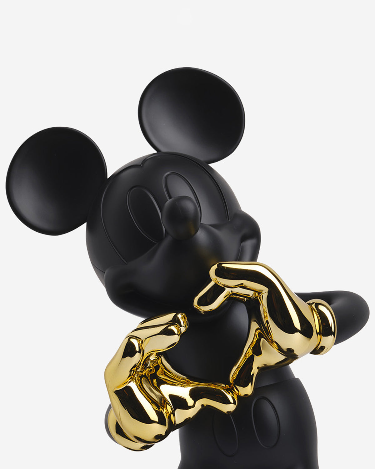 Leblon Delienne Mickey With Love by Kelly Hoppen sculpture in Black & Gold, 12 inch – view 3