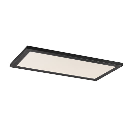 Sky 1' x 2' LED FlushMount 5CCT Black by Maxim Lighting