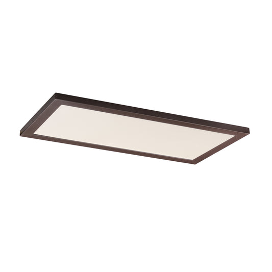 Sky 1' x 2' LED FlushMount 5CCT Bronze by Maxim Lighting