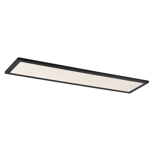 Sky 1' x 4' LED FlushMount 5CCT Black by Maxim Lighting