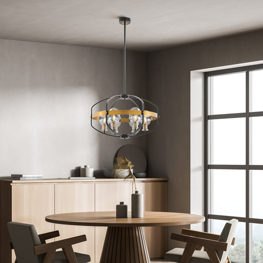 Opia Vintage 8 Light Chandelier - Finesse Decor CH-32401-B