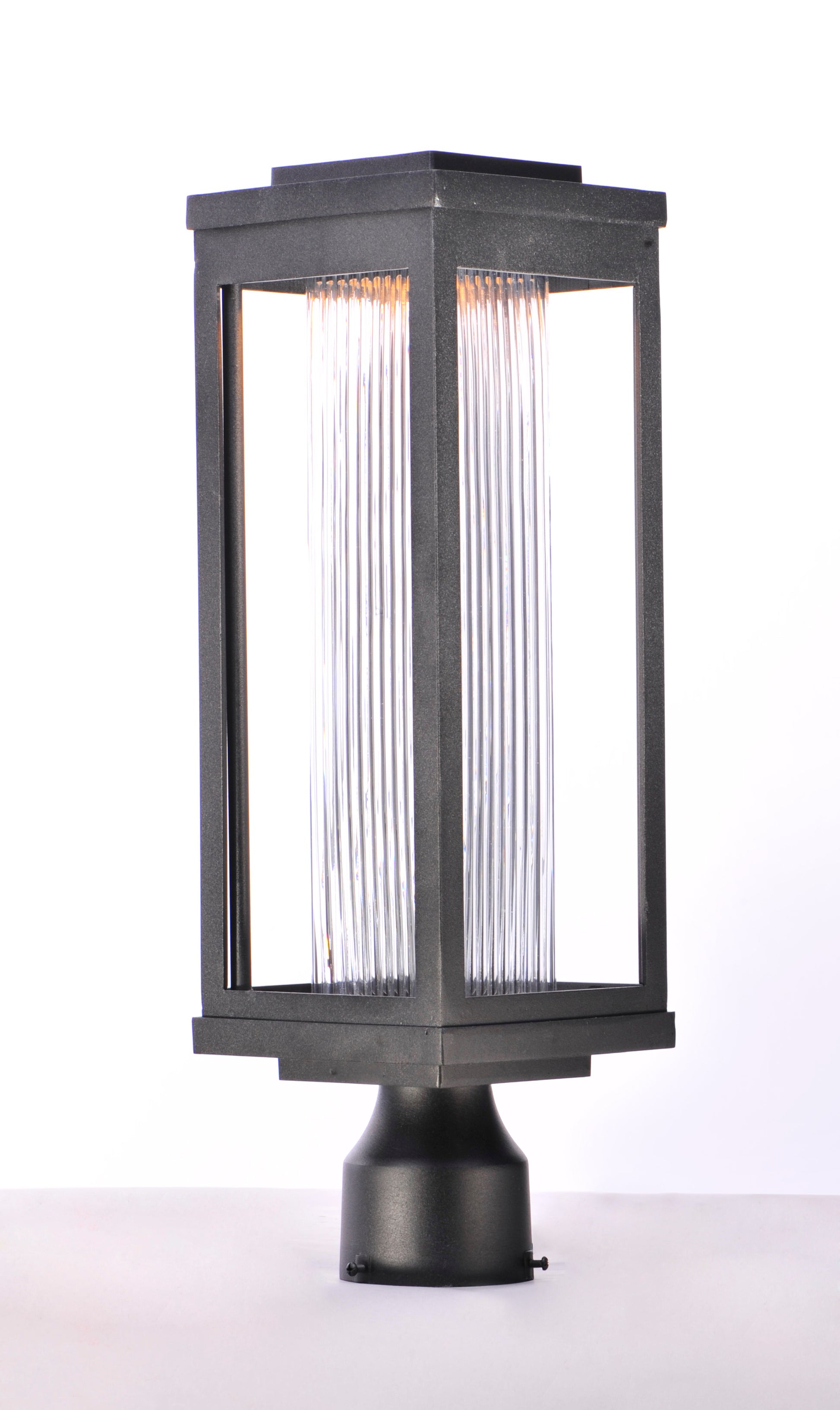 Salon LED Outdoor Post/Pier Mount Black by Maxim Lighting