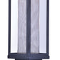 Salon LED Outdoor Post/Pier Mount Black by Maxim Lighting