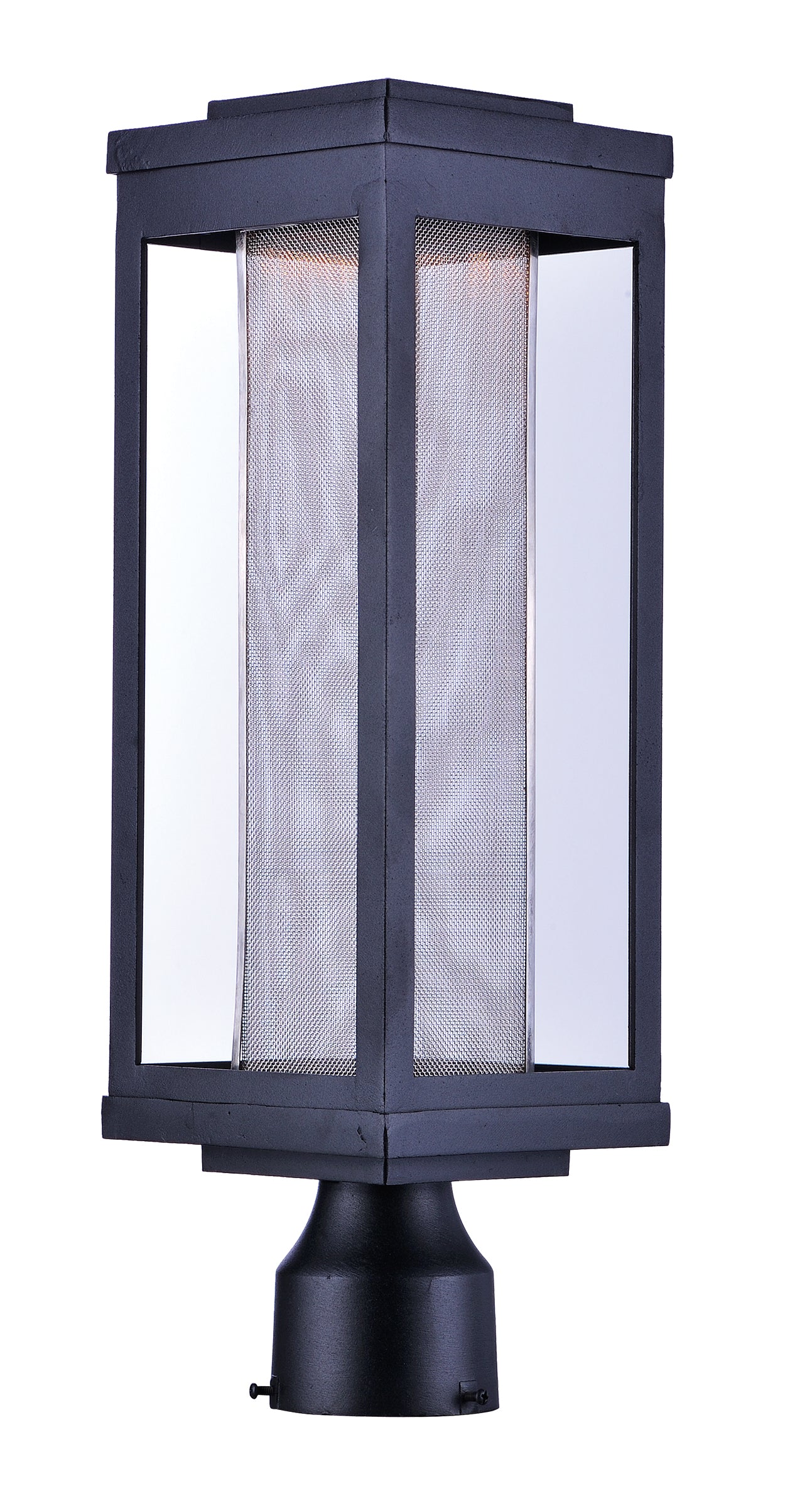 Salon LED Outdoor Post/Pier Mount Black by Maxim Lighting