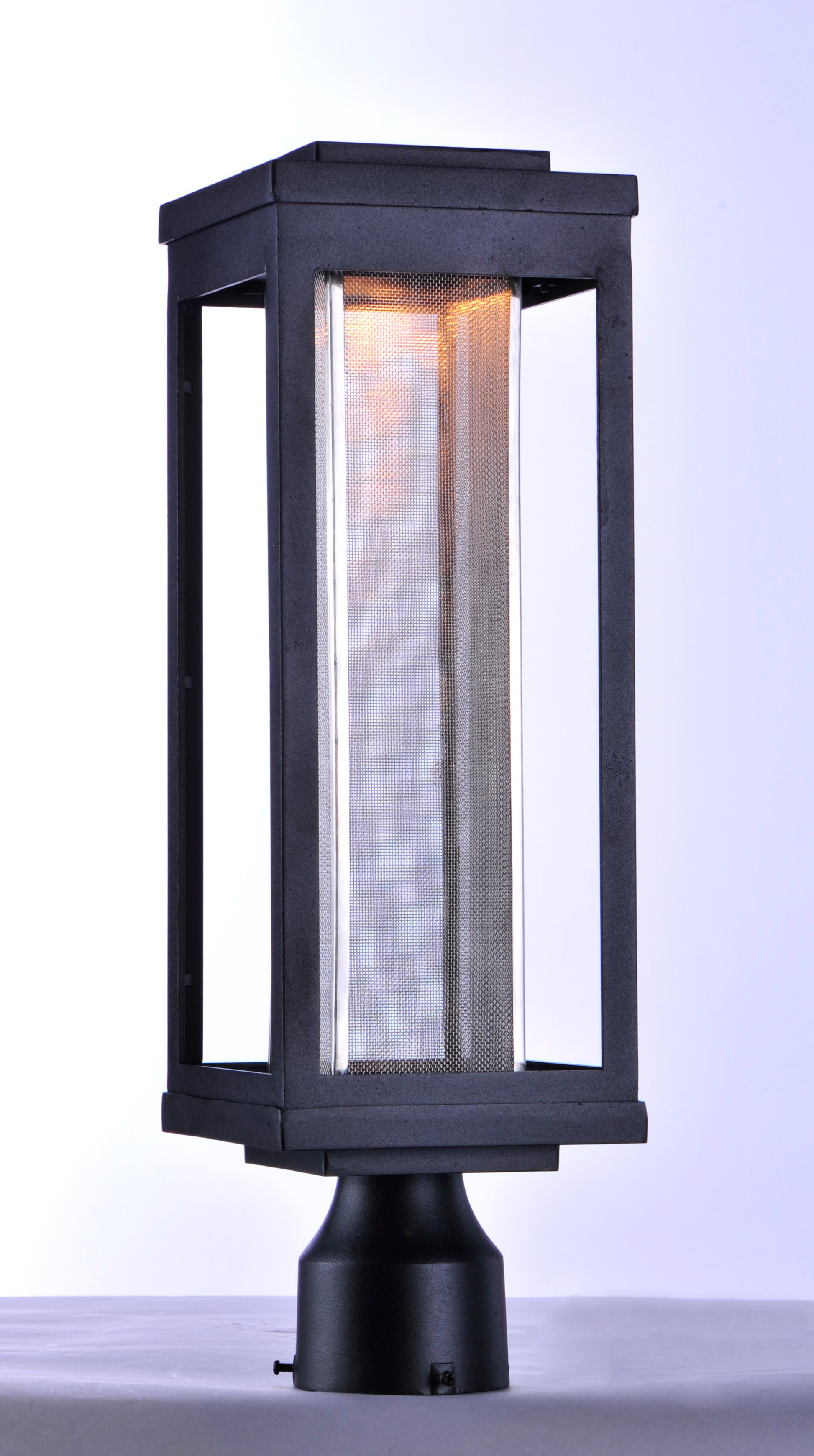 Salon LED Outdoor Post/Pier Mount Black by Maxim Lighting