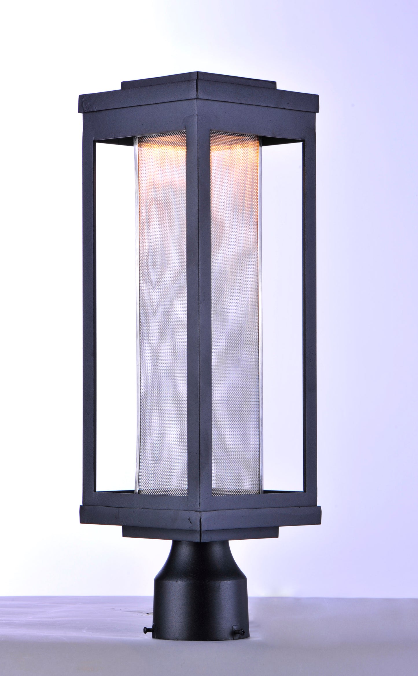 Salon LED Outdoor Post/Pier Mount Black by Maxim Lighting